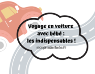Voyage en voiture avec bébé : les indispensables ! - monpremierbebe.fr