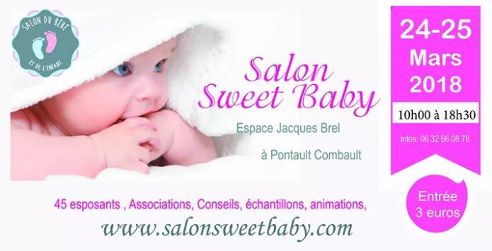 Le Salon Sweet Baby aura lieu à Pontault-Combault les 24 et 25 mars 2018